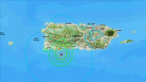 Puerto Rico Earthquake Map